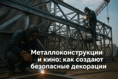 Металлоконструкции и кино: как создают безопасные, достоверные и разрушаемые декорации